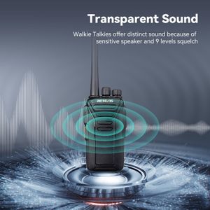 Retevis RT27 Walkie Talkies 6-Pack – Long Range Two-Way Radios