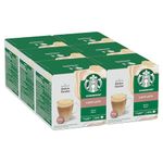 STARBUCKS Caffè Latte by NESCAFÉ Dolce Gusto, 72 Caffè Latte Pods (6 packs), Creamy Milk Coffee, 100% Arabica Beans