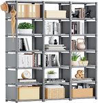 Mavivegue Bookshelf,18 Cube Storage