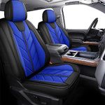 BALLIOL Pickup Seats Covers Compatible with Chevy Silverado 1500 GMC Sierra 2007-2013 & 2019-2023 Custom Trail Boss High Country Compatible with Chevrolet Silverado 1500 Pleather Seat Covers