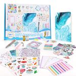 DIY Journal Set for Girls, Kids Scrapbook Kit for Teenage Girls Birthday Presents, Art and Crafts Gift for Kids Age 8-14, 100+ PCS Stationery Set School Supplies, Birthday & Christmas Gifts Ideas