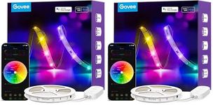 Govee RGBIC LED Strip Light 5m, Compatiable with Alexa and Google Assistant, WiFi Smart Strip Lights Color Changing Music Sync for Bedroom Party Decor (Pack of 2)