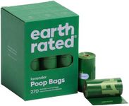 Earth Rated Dog Poop Bags, Guaranteed Leak Proof and Extra Thick Waste Bag Refill Rolls For Dogs, Lavender Scented, 270 Count