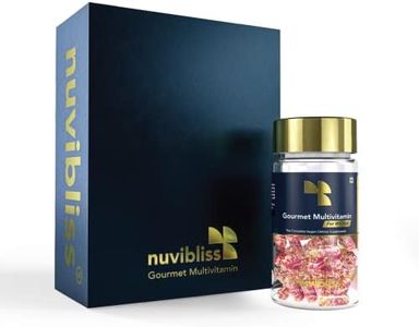 Nuvibliss Gourmet Multivitamin for Women | with Omega 3, Vitamin MK2-7, Zinc | Vital Supplement for Heart, Brain, Bone, Joints, Vision, Skin, Hair, Energy, Stamina, Immunity | 30 Capsules