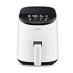 COSORI Small Air Fryer Oven 2.1 Qt, 4-in-1 Mini Airfryer, Bake, Roast, Reheat, Space-saving & Low-noise, Nonstick and Dishwasher Safe Basket, 30 In-App Recipes, Sticker with 6 Reference Guides, White