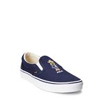 POLO RALPH LAUREN Mens Keaton Slip On, Navy, 8.5