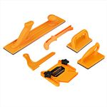 POWERTEC 71718 Safety Kit with Deluxe Featherboard for Use On Table Saws, Router Tables, Jointers and Band Saws