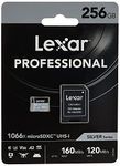 Lexar microSDXC Card 256GB High-Performance 1066x UHS-I U3