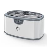 Life Basis Ultrasonic Jewelry Cleaner, Portable Ultrasonic Cleaner 14 OZ (420ML) 45kHz with Watch Stand for Jewelry Eyeglasses Watches Coins