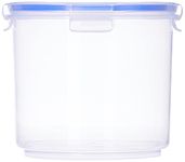 Aristo Lock & Fresh 120 Plastic Storage Container For Storing grains, pulses, rice, wheat etc - 2100 ML,Transparent Clear, Large (17 (D) x 14.5 CM)