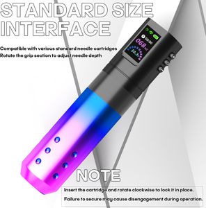 POSEIDON Wireless Tattoo Pen Kit – Professional Rotary Machine