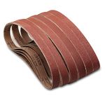 24 PCS 1/2 x 18 Sanding Belt Sandpaper,4 Each of 40 80 120 150 240 400 Grit,Aluminum Oxide Belt Sander Paper for Mini Belt Sander