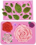 Large Rose Mold Silicone,Rose Flowe