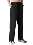 GRECIILOOKS Regular Fit Track Pant for Men (Gl-Tp-1017-Medium-Black)