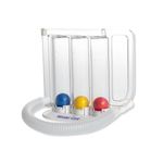 Wonder Care - 3 Balls Incentive Spirometer | Deep Breathing Lung Exerciser | Washable and Hygienic