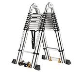 30 FT Aluminum Telescoping Ladder, 