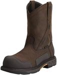 ARIAT Mens Overdrive XTR Waterproof Composite Toe Work Boot, Brown Woven/Oily Distressed Brown, 10.5