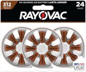 Rayovac Proline Advance Hearing Aid Batteries, Size 312 (48 count)