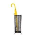 Mind Reader Umbrella Stand Rack Holder for Canes, Walking Sticks, Home and Office, Black