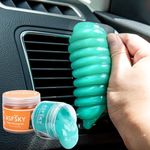 2PACK Car Cleaning Gel for Detailing Putty Kit Car Interior Cleaner Gel for Car Vents,Dashboard,Car Cleaning Slime for Removing Dust, Crumbs from Electronics Keyborad