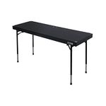 Odyssey CTBC2060 Carpeted Folding Dj Table with Adjustable Leg System