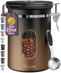 Veken Coffee Canister with Window,A