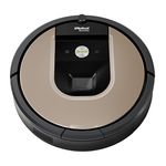 iRobot Roomba 966 - Bagless 0.6, Black/Silver, Robotic Vacuum Cleaner - Robotic Vacuum Cleaners (Bagless, 0.6L Black, Silver, Auto, Stain, Carpet, Linoleum, Tile, Lithium Ion)