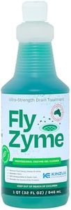 Kinzua Environmental Fly-Zyme, Highly Concentrated Enzyme Drain Cleaner for Pipes, Drain Gel for Fruit Flies, Organic Waste Degrader & Odor Neutralizer, 32 fl oz