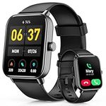 Smart Watch for Men Answer/Make call & Alexa Built-in, 1.8" Fitness Watch Women with 100+ Sport Modes & IP68 Waterproof, Fitness Tracker with Heart Rate Sleep Monitor, Step Counter for iOS Android