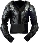 KIDS/CUBS BLACK SCORPION SPINE GUARD CE BODY ARMOUR MOTORBIKE PROTECTION JACKET (6-7 Years)