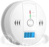 Carbon Monoxide Detectors,CO Detector Battery Powered,Carbon Monoxide Alarm with Sensitive CO Sensor,LCD Display and Sound Warning,Complies with UL 2034 Standards