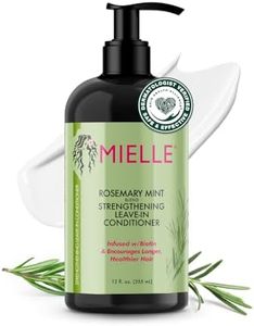 Mielle Organics Rosemary Mint Strengthening Leave-In Conditioner, Supports Hair Strength, Smooth Conditioner for Dry and Crinkled Hair, Weightless Hair Treatment