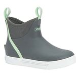 Xtratuf Women's Wheelhouse 6 Ankle Deck Boot Grey Ankle Boot, Size 8