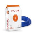Polycab LF FR 180M coil | 2.5 SQ MM | Flame Retardant technology | Lead free insulation | 99.97% high purity copper | Rodent protection | RoHS & REACH complaint (Blue)