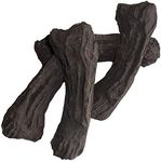 Gas Fire Replacement Logs 4 Single HD logs Suitable For Living Flame Gas Fire s LPG Bio Ethanol & Electric Fires In Coals 4 You Packaging