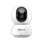 Qubo Smart 360 Ultra 2K 4MP 1440p WiFi CCTV Security Camera for Home from Hero Group | Mobile App | Two Way Talk | Night Vision | Cloud & SD Card Recording | Made in India | Alexa & OK Google |