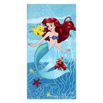 Jerry Fabrics Ariel and Friends 100% Cotton Towel - Kids Bath Towel - Ultra Soft & Large Towel for Girls - Toddler Beach Towels for Swimming, Shower, Pool & More - Cute Themed Children Body Wrap