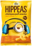 HIPPEAS Cheese Flavoured Chickpea Puff Vegan Crisps, 10 x 78g Sharing Bags, Plant Based, Source of Protein & Fibre, Free from Gluten & Artificial Flavours, Light & Crunchy, 91 calories per serving