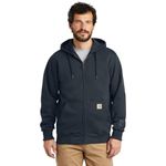 Carhartt Men's Rain Defender® Loose Fit Heavyweight Full-Zip Sweatshirt, New Navy, 3X-Large