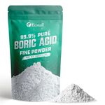 9% Pure Boric Acid Powder - Anhydrous Fine Powder - 16 OZ or 1 Pound Bag - Industrial Grade Strength - Highly Effective - Multi-Purpose - Ecoxall Chemicals