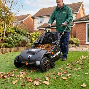 Garden Sweeper 530mm – 100L Large Capacity Outdoor Leaf Collector