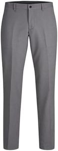Jack & Jones Jprfranco Trouser Noos, Pantalones de Traje Hombre, Light Grey Melange, 52