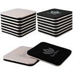 Liyic 16Pack 4in.Square Felt Sliders for Hard Surfaces-Felt Furniture Sliders - Heavy Duty Sliders – Reusable Hardwood Floor Sliders -Furniture Moving Sliders-Sofa Sliders Gliders Glides Movers