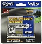 Brother Laminated Tape Black on Whi