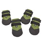 Ultra Paws Durable Dog Paw Protector|Dog Boots|Dog Shoes|Green Light Duty Heat, Water Resistant Dog Booties for hot Pavement for Large Dogs (Size 11)