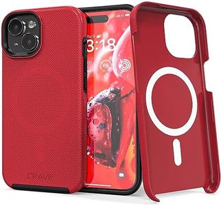 Crave Dual Guard Compatible with iPhone 15 Case, Compatible with MagSafe Shockproof Protection Dual Layer Case for Apple iPhone 15 (6.1") - Red