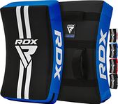 RDX Kick Shield Muay Thai Kickboxing, 60CM Large Heavy Curved Kicking Striking Body Pad, Punching Foot Target MMA Boxing Training, 3 Padded Handles, Martial Arts Karate TKD Taekwondo (ONE PAD ONLY)