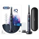 Oral B iO8 Ultimate Electric Toothbrush, 6 Smart Modes, Pressure Sensor, Interactive Display & AI Personalization, 3hr Quick Charge, 2 Year Warranty, IPX7, Travel case & refill holder