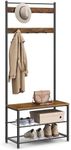 VASAGLE Coat Rack, Hall Tree with S