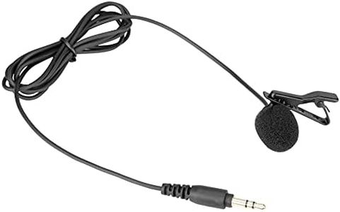 Saramonic 3.5mm Lavalier with 4.1’ (1.25m) Cable for Wireless Systems, Portable Recorders, Cameras, Blink 500 Systems and More (SR-M1), Black, Replacement Lavalier